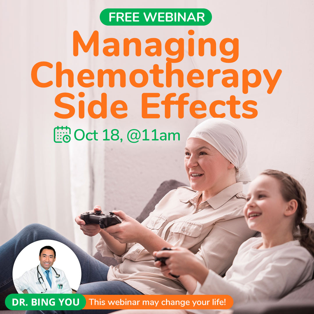 Dr. Bing You, Managing Chemotherapy Side Effects, weMEDClinics, 2400 FM 1488 #300, The Woodlands, TX 77384
