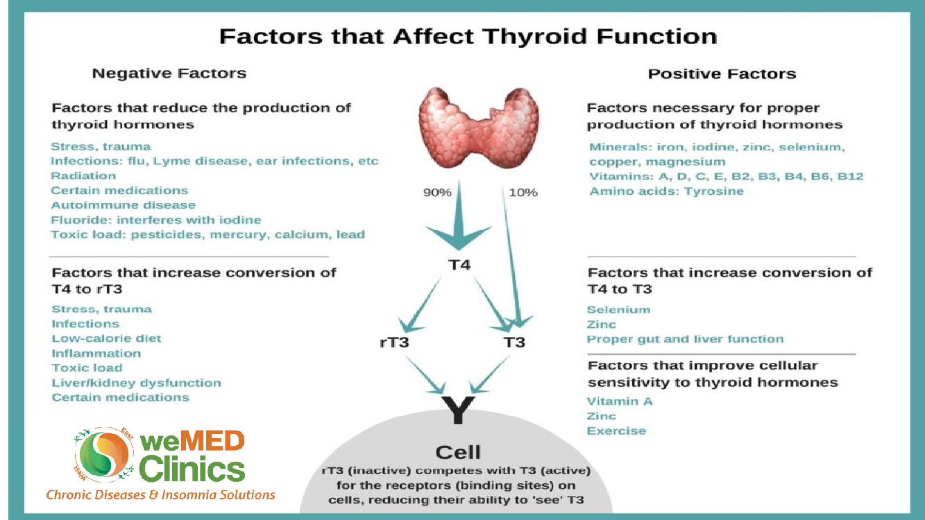 Factors that affect thyroid function-treatment-weMED