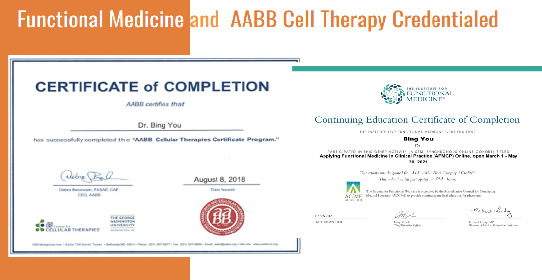 Functional Medicine and AABB Cell Therapy Credentialed - weMEDClinics
